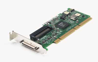 Adaptec 29160LP 1863700-R Single Channel Ultra160 LVD SCSI Card - Low Profile - RoHS Compliant