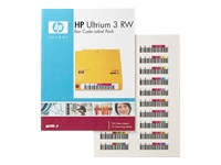 HP Q2007A Ultrium LTO-3 LTO3 Tape Barcode Label Pack (100 Data & 10 Cleaning) No Custom Sequence