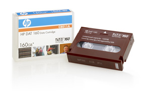 HP C8011A Data Cartridge Tape, 4mm DDS-6, 160m, 80/160GB DAT 160 DAT160