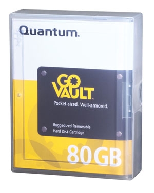 Quantum GoVault Removable 80GB (Native) Disk Cartridge P/N: QRM80