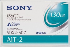 Sony AIT-2 8mm Data Cartridge Tape SDX2-50C