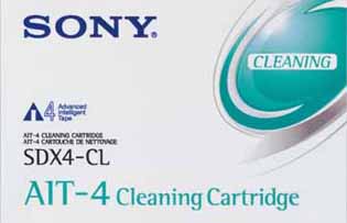Sony SDX4-CL - Tape, 8mm, AIT-4, Cleaning Cartridge