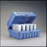 Turtle Case by Perm-A-Store for Ultrium LTO Data Cartridge Tapes / Storage Capacity: 5 Tapes